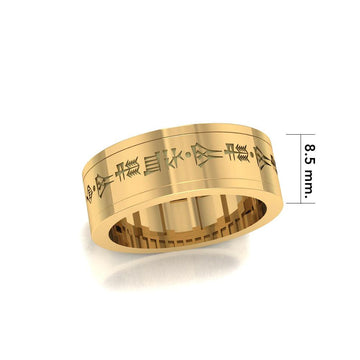 Steve Miller Dumuzid, Dumuzi or Tammuz God Spinner Ring GRI2482 - Jewelry
